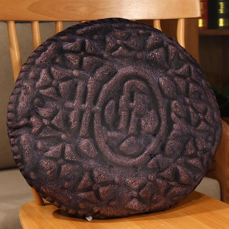 Trendy Sandwich Cookie Seat Cushion & Lumbar Pillow: Office and Sleep Support