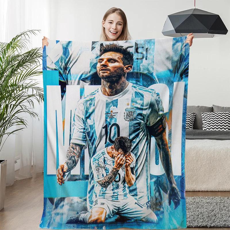 Winterdecke Sofa Messi Digitaldruck King Size Warm Knie Bett Fleece Camping Benutzerdefiniert Flauschig Weich Decken Mikrofaser Bettwäsche