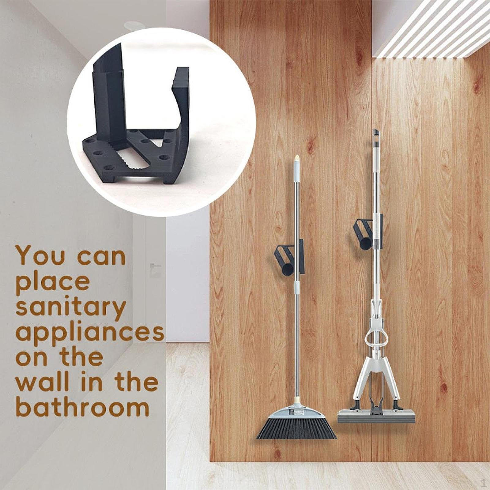 

2 Pieces Garden Tool Racks Yard Utility Wall Mount with Screws for Mop Home Multipurpose