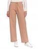 Women's High-Waisted Insulated Sweatpants 100% Cotton MORAJ M BEIGE