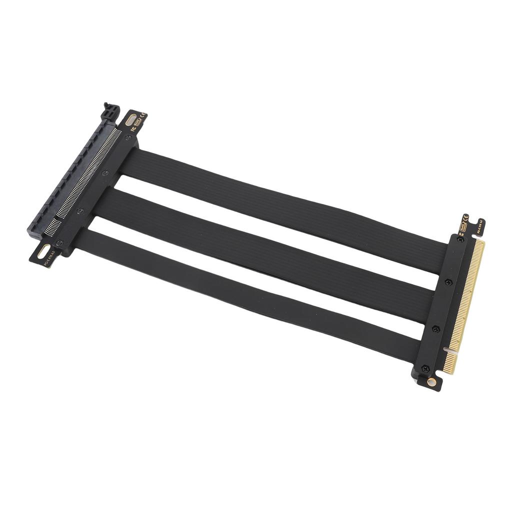 PCIE 4.0 X16 Riser Cable High Speed Flexible Extender Card Extension Port 180 Degree Adapter GPU Riser Cable for PC