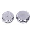 Metall Pill Boxer Rostfritt stål Runda Pill Boxer Medicin Organizer Behållare Medicin Etui Splitters Pill Candy Box