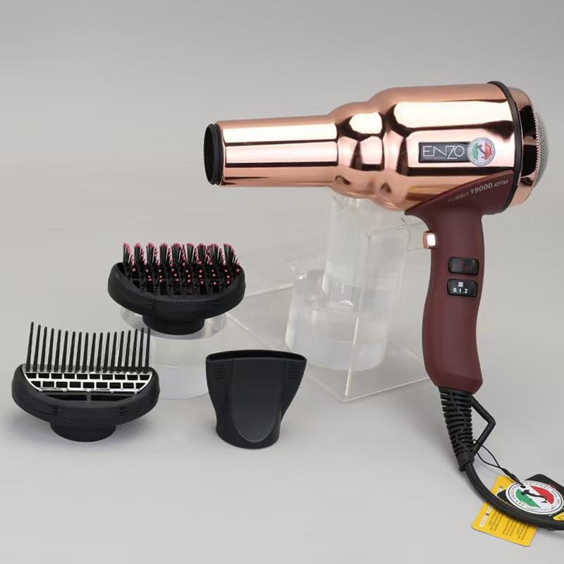 

Мощный фен с ионизацией 220 В, 17000 об/мин, удлиненный двигатель переменного тока, 2 скорости/3 режима нагрева, кнопка холодного выключения, быстрая сушка, отрицательные ионы AU розовый