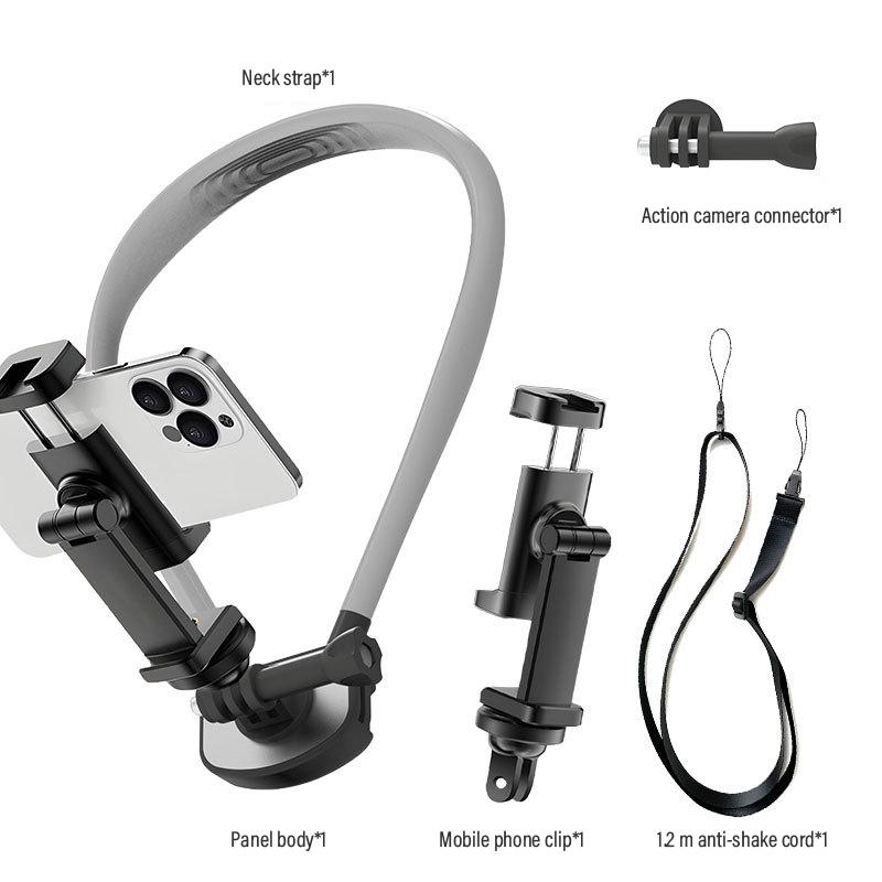

SOONPHO Шейный ремешок Магнитное шейное крепление Силиконовый быстросъемный портативный держатель для мобильных телефонов iPhone 12 13 14 15 и телефона iOS зелёный