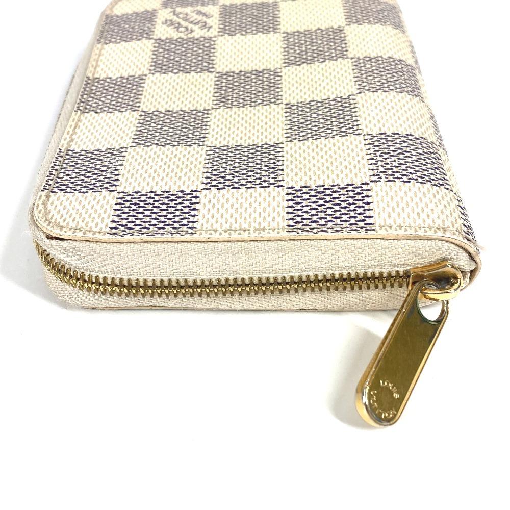 Louis Vuitton N63069 Damier Azur Zip-around Coin Purse Wallet