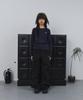 Tansanmageunesyum Cotton Wide Cross Cargo Pants (Black)