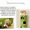 2 Floors/3 Floors Cat House All-in-one Cat Bed Creative Cat Castle House  Cat Sleeping/scratching
