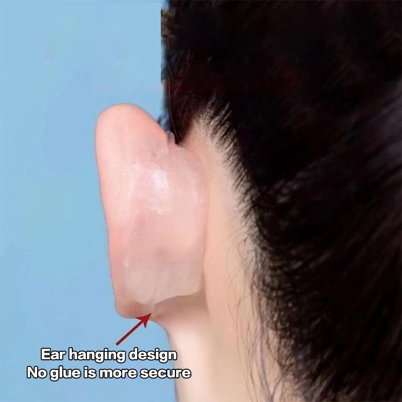 1Pairs Transparent Elf Earhook V-Face Wearable Ear Stand Reusable Strong Support Fixed Invisible Earrings Protruding Prominent