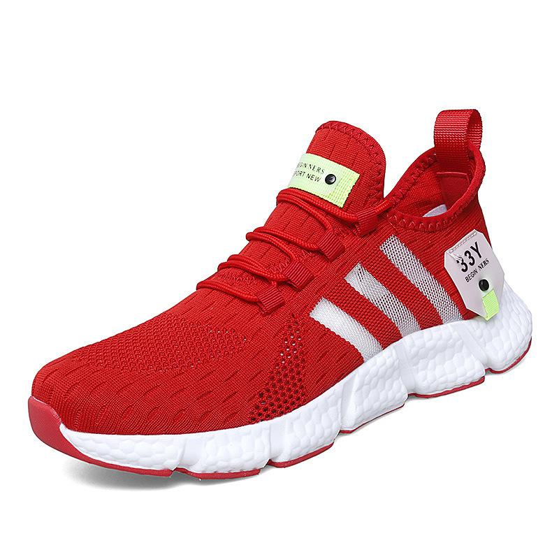 Sneakers Summer Shoes Running Shoes Flying Weaving Breathable Running Shoes Lightweight Mesh Casual Shoes