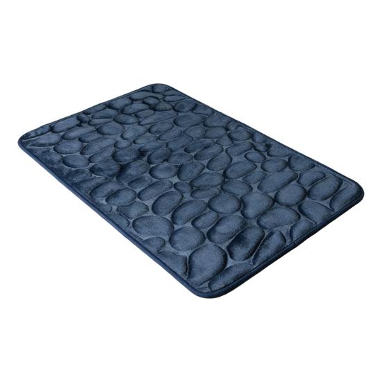 Memory Foam Bathroom Mat Backing Super Memory Foam Bath Soft Absorbent Non-Slip PVC Rug with 3D