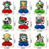 9pcs World Cup Soccer Decorations for Party 2026 Honeycomb Centerpieces Soccer Themed Table Decorations Sports Theme Birthday Supplies Merchandise Foo