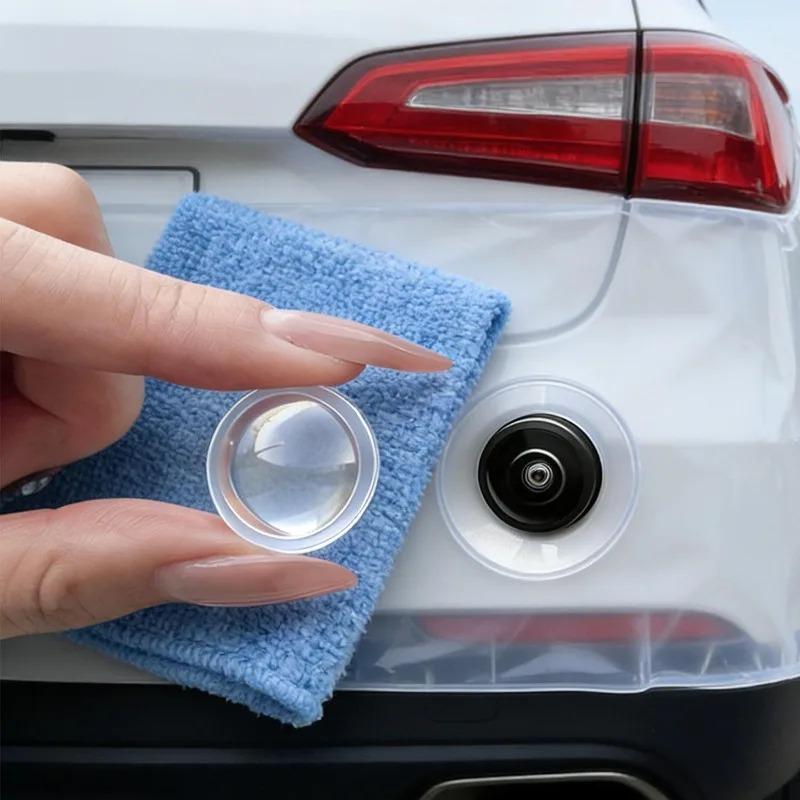 360 Degree Car Camera Cover Transparent Round Waterproof Dustproof Anti-Collision Protective Shield for Reversing Image