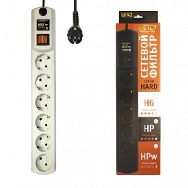 

Сетевой фильтр Most Hp 2м Белый