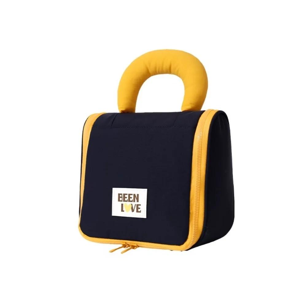 

Cute Cosmetic Bag Travel Portable Cosmetic Storage Bag With Handle Large Capacity Multiple Pockets Makeup Organizer Bags циан