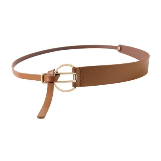 Imitation Leather Women Belt Adjustable Waist Circumference Dress Shirt Coat Waistband Fashion Accessories