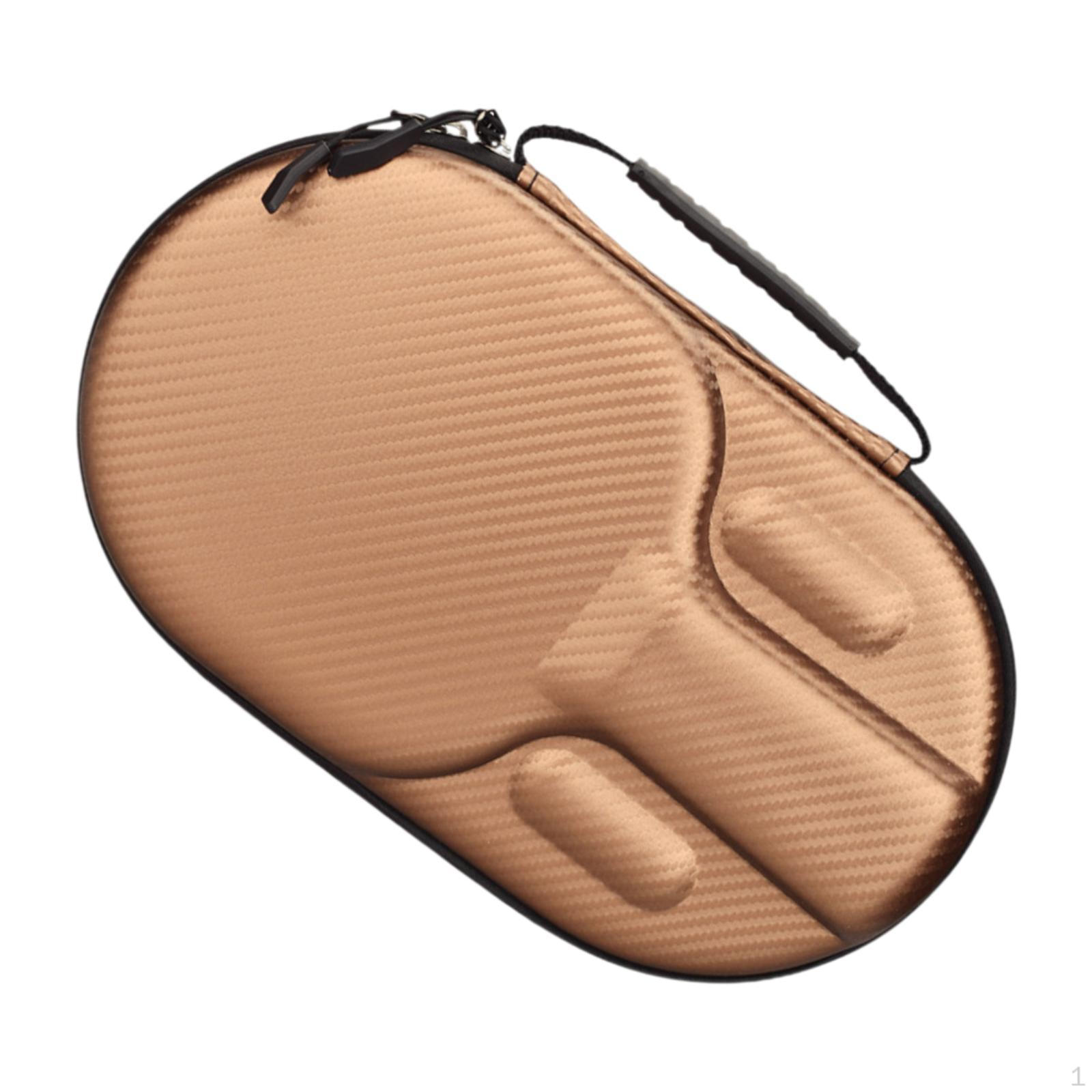 

Paddle Case for Table Tennis Rackets with Storage Two Paddles And Four Balls Dark Brown