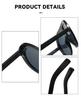 New Women's Large Frame European American Sunglasses - Trendy Goggle Style Fashion with High-End Feel