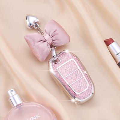 Crystal Pink Tpu for Peugeot 207 208 3008 206 308 508 2008 407 5008 301 for C3 C4 C5 Berlingo Remote Car Key Case Cover