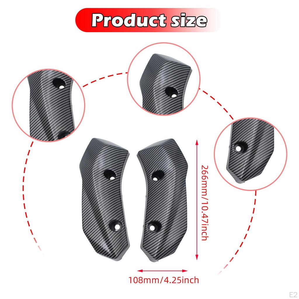 Motorcycle Side Radiator Covers, Protector Easy to Install Motorbike Accessories High Performance