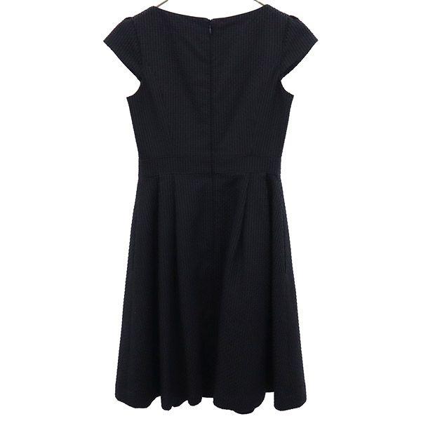 TOCCA Made In Japan Short Sleeve Race One Piece Navy System Women Used