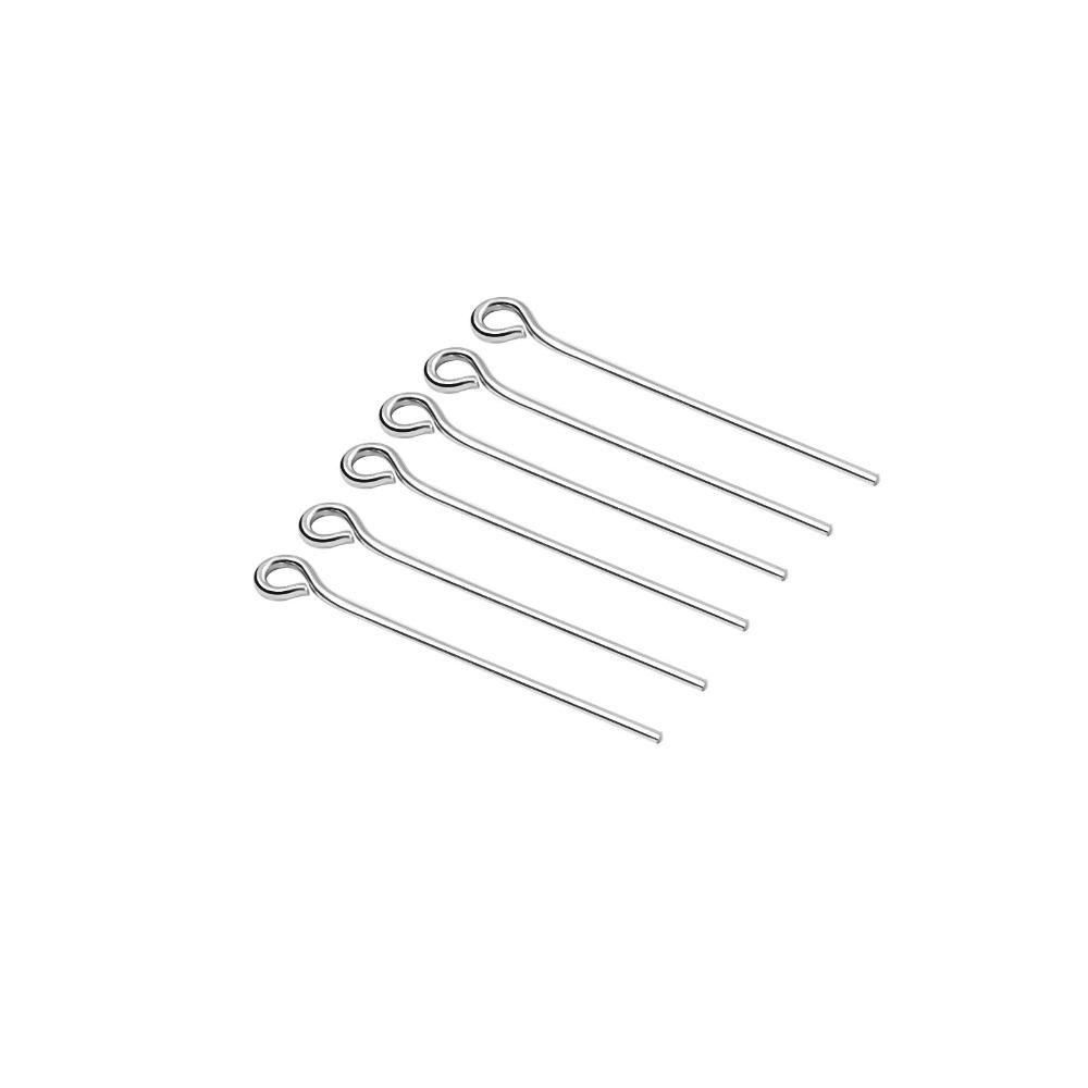 200Pcs/set Useful Metal Eye Pins Mini 35-70mm Beading Needles DIY Craft Head Pins Bracelet Jewelry Making