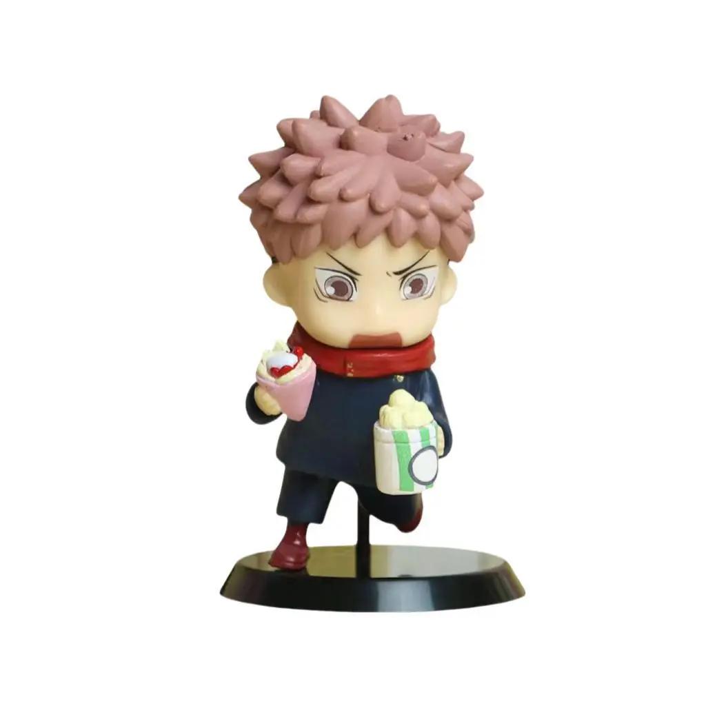 6Pcs/Pack Jujutsu Kaisen Q Posket Figure Satoru Gojo Geto Suguru Yuji 7cm Figurine Anime Collection Dolls Toy Model Ornaments