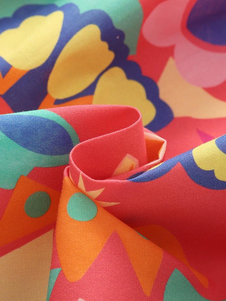 Girls' Cartoon Princess Dress - Cotton Short Sleeve Summer Fashion