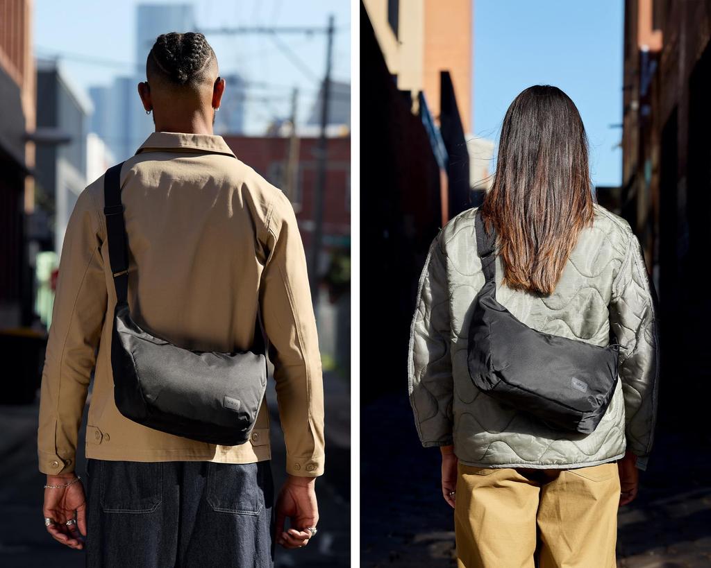 Bellroy Laneway Crescent Bag, 7L Capacity, Minimalist Shoulder Bag for Everyday Use, Interior and Exterior Pockets, Adjustable Strap, Amazing Storage