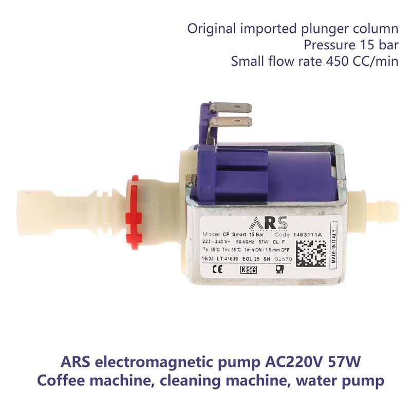 Water Pump Plunger Pump CP Smart 20 BAR High Pressure Flow ARS AC 220V 57W Mini Electromagnetic Pump Coffee Machine