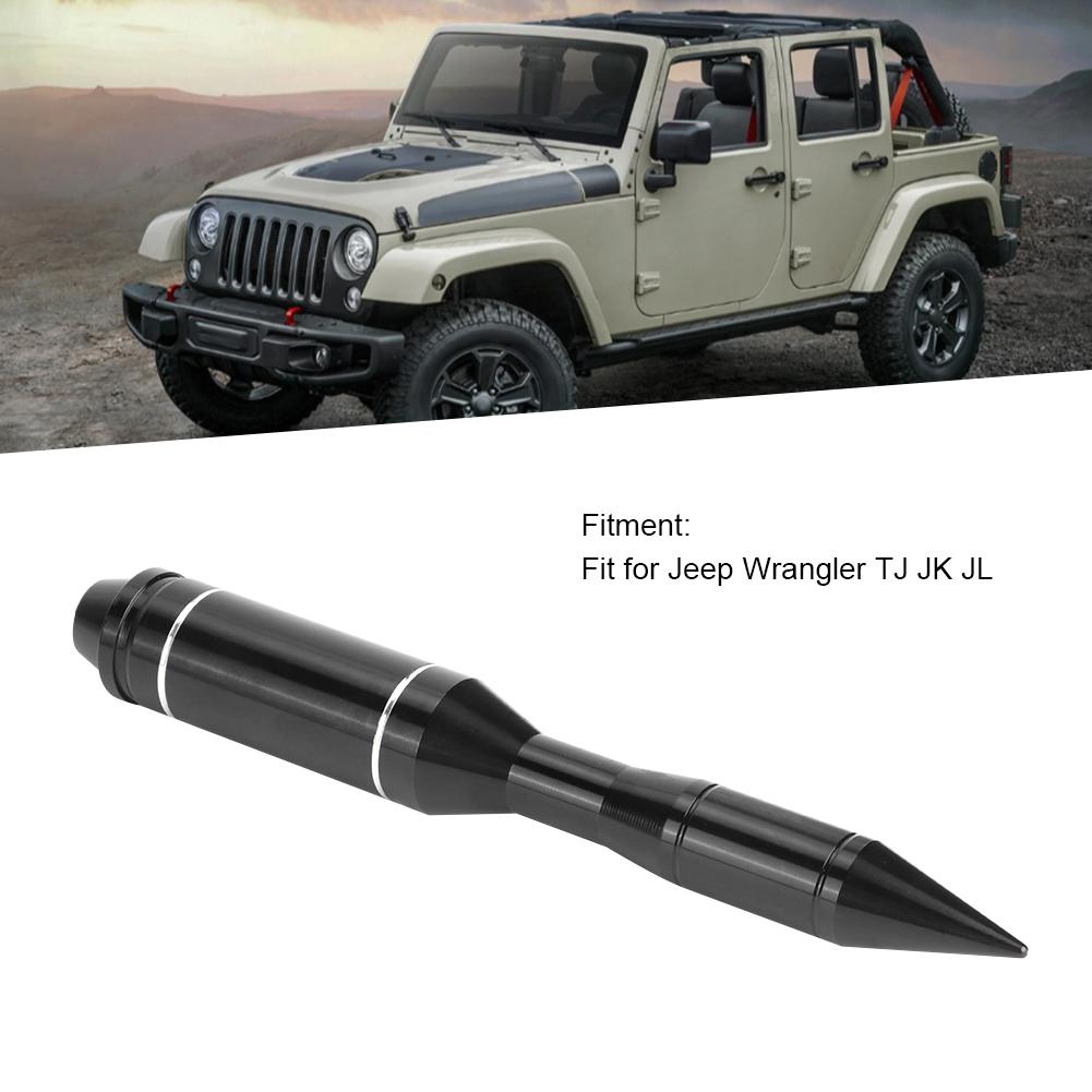 Aluminum Short   Signal Aerial Decorative Accessory Fit for     JK JL