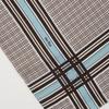 THE RYE Silk Check Scarf(Brown)