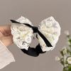 1pc New lace bow, large intestine headband, Korean version hair accessory, sweet headband, cute headband