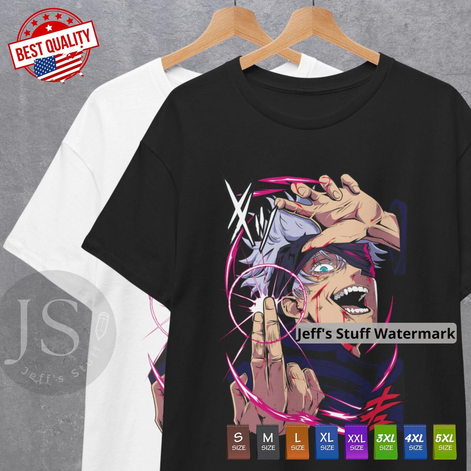 

Gojo Satoru T Shirt Jujutsu Kaisen Anime Clothing Manga Cosplay Japanese Tee 2XL