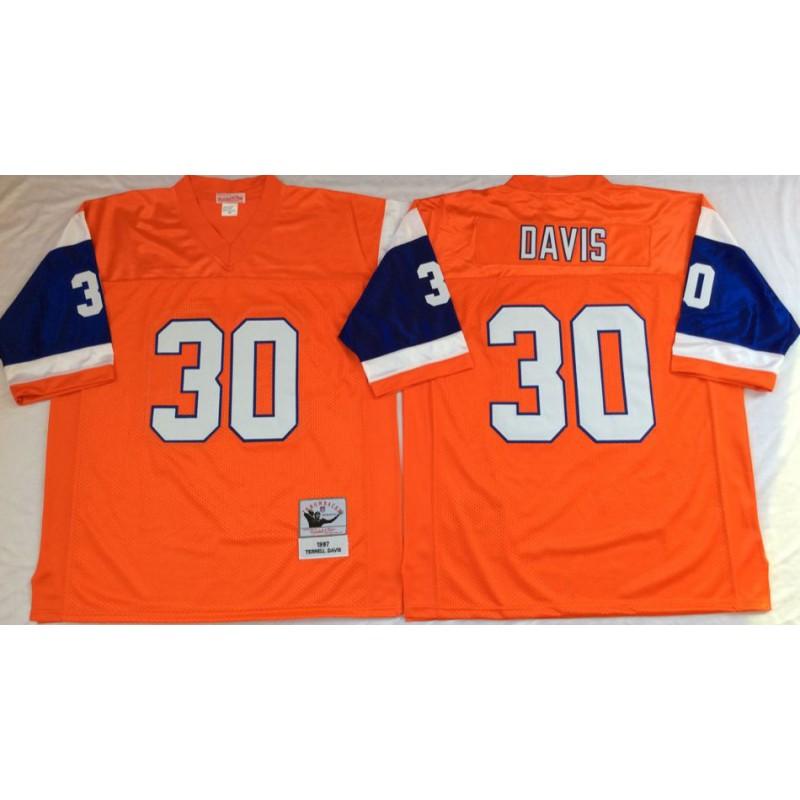 Rugby Jersey Denver Broncos Hall Of Fame 84 Vintage Embroidered Sports Shirt Men Women