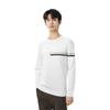 Fila Golf Series Casual Sports Simple Clean Soft Comfortable Long Sleeve Pullover Knit Sweater Men Sweater Jade-White A11M545407FWT