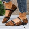Trend Women Flats French Style Flat Bottom Shoes Women Spring Autumn Pointed Toe Loafers Elegant Buckle Strap Sneakers Women