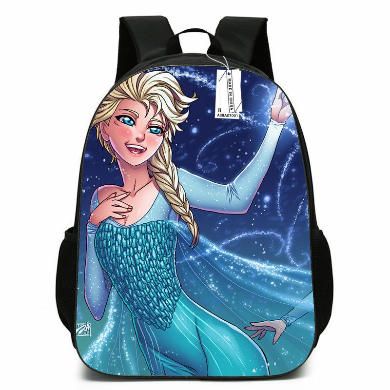 Frozen Princess Elsa Kindergarten School Bag Sophia Girls Children S Backpack Elementary School Bag Cartoon 15inch backpack