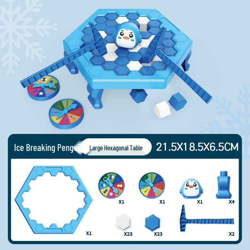 Penguin Rescue: Ice Breaker Educational Toy for Parent-Child Interaction