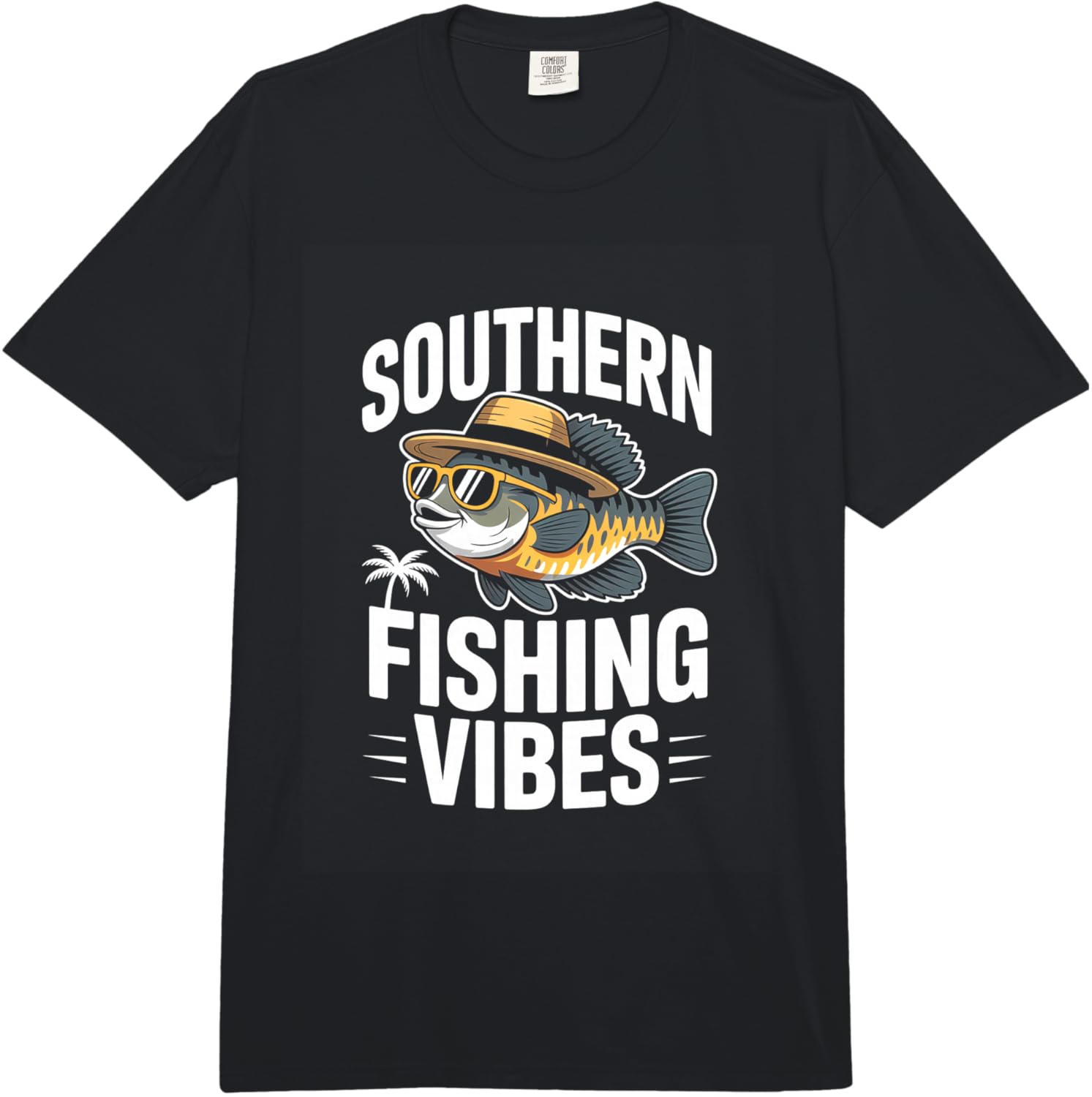Southern Fishing Vibes Cool Southern Angler Comfort Colors Adult Heavyweight T-Shirt S разноцветный