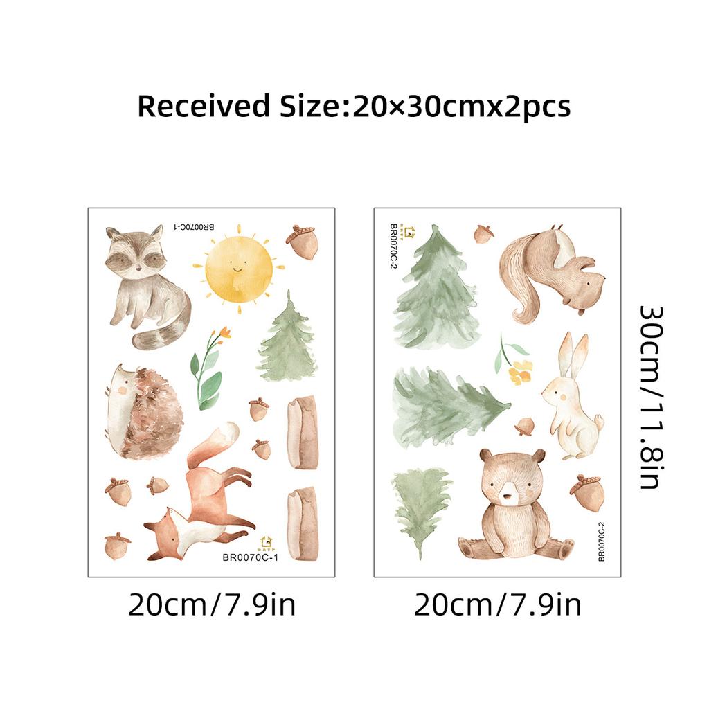 Cartoon Rabbit Wall Stickers for Kids Room Background Baby Nursery Wall Decals Living Room Decoration Bedroom Home Decor