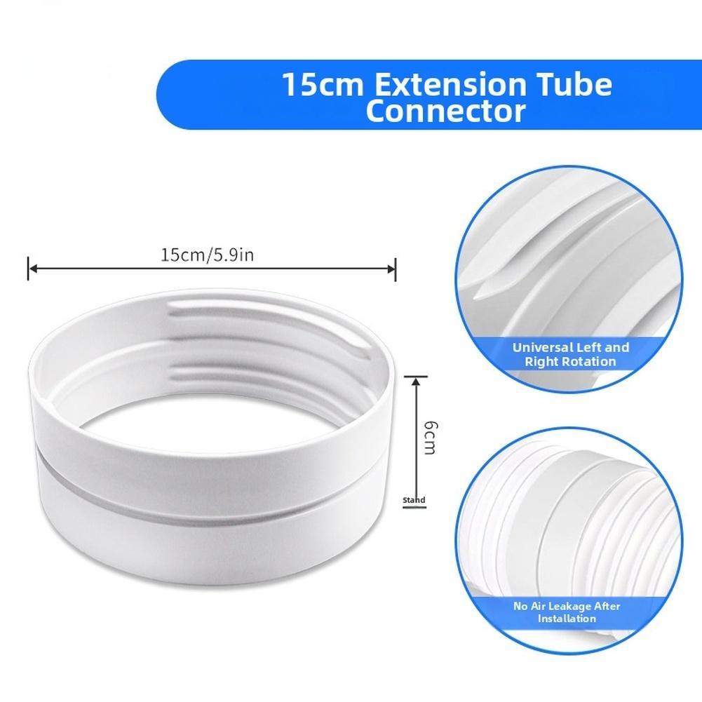 Portable Air Conditioner Exhaust Hose Extension Connector 130mm 150mm Flexible Duct Adapter For Window Venting