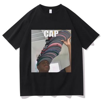 Hot-selling Fashion Graphic Humor Meme Printed Men's and Women's T-shirt Aesthetics 2025 Summer Pure Cotton 100% Printed T-shirt