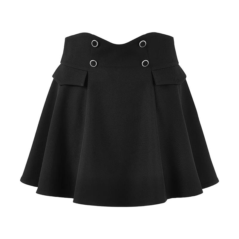Women s High-Waist A-Line Mini Skirt L