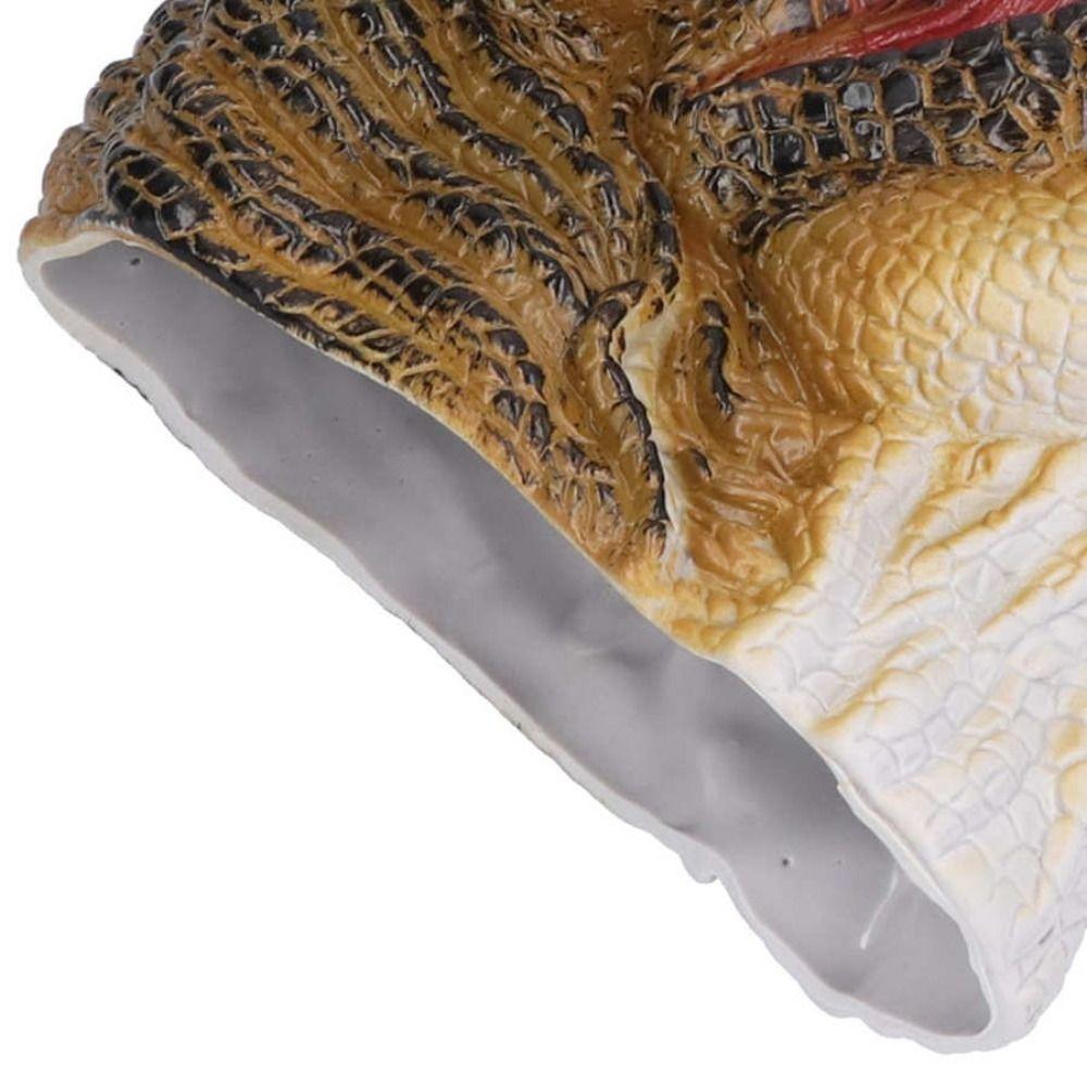Crocodile Head Gloves Arm Size Head Puppets Realistic Dinosaur Head Model Soft Rubber Hand Puppet