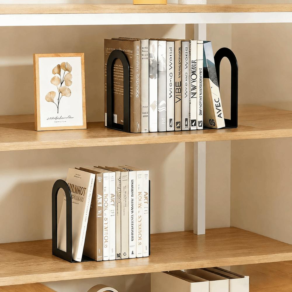 2PCS L-Shaped Desk Bookends Thickened Book Stand INS Book Shelf  Book