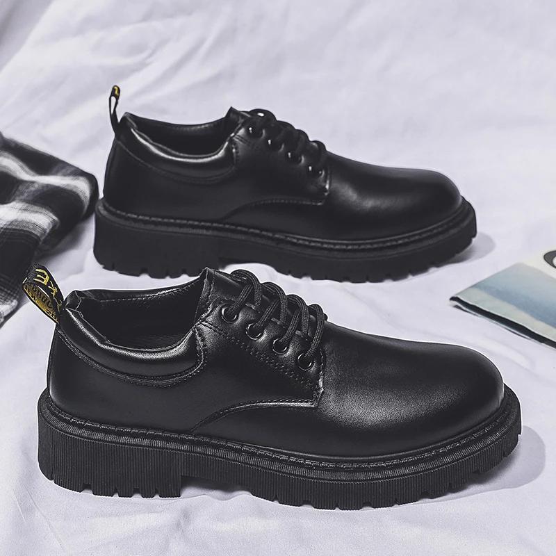 

Модная кожаная мужская повседневная обувь, дышащая, ручной работы, мужская деловая обувь, классическая черная обувь, балетки, мужская модельная обувь, мокасины 39 чёрный