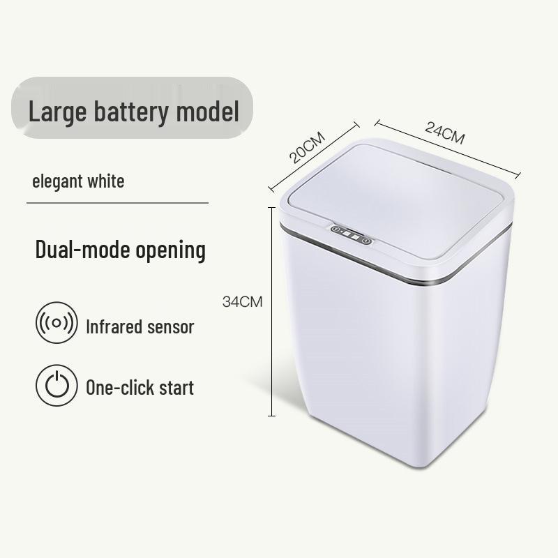 Smart Sensor Trash Can with Automatic Lid for Home