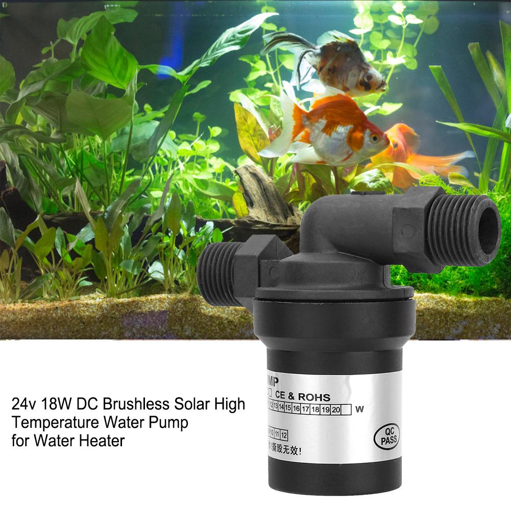24v 18W DC Brushless Solar High Temperature Water Pump for Water Heater
