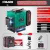 High-Precision 12-Line Outdoor Green Laser Level with Automatic Leveling for Walls and Floors