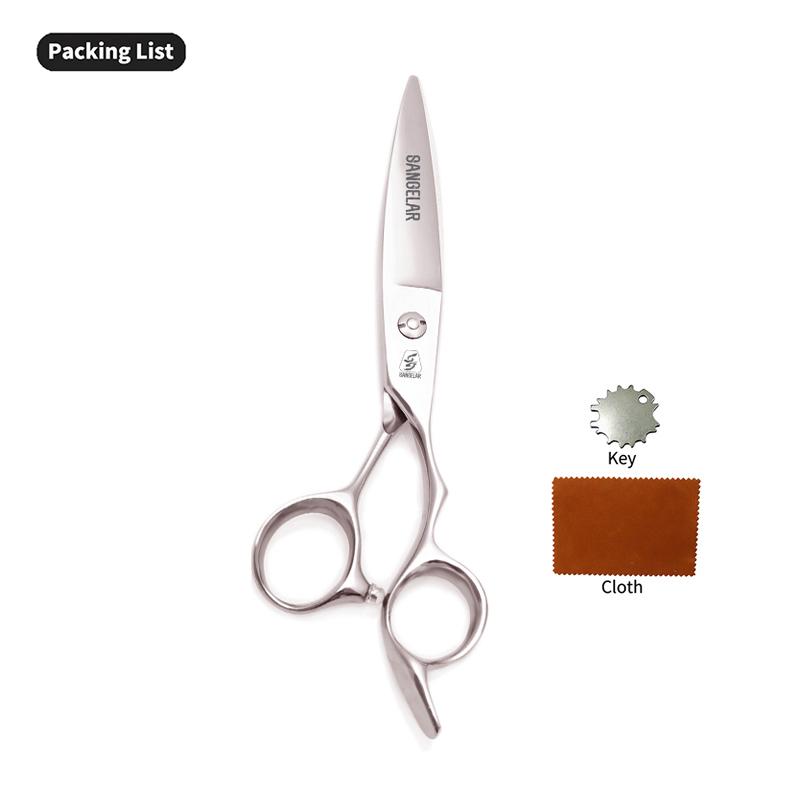 

Sangelar 6 дюймов профессиональные ножницы для волос парикмахерские семейные с использованием режущих ножниц филировочные ножницы парикмахерские инструменты 6 Cutting серебряный